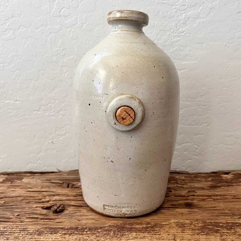 Dorchester Pottery Works Stoneware Bed Warmer Foot Warmer 11.5" Tall